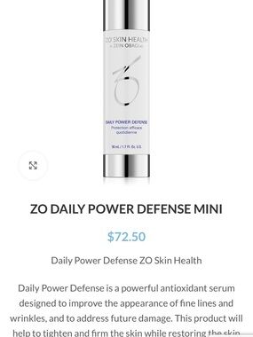 ZO Skin Health Daily Power Defense Mini - White